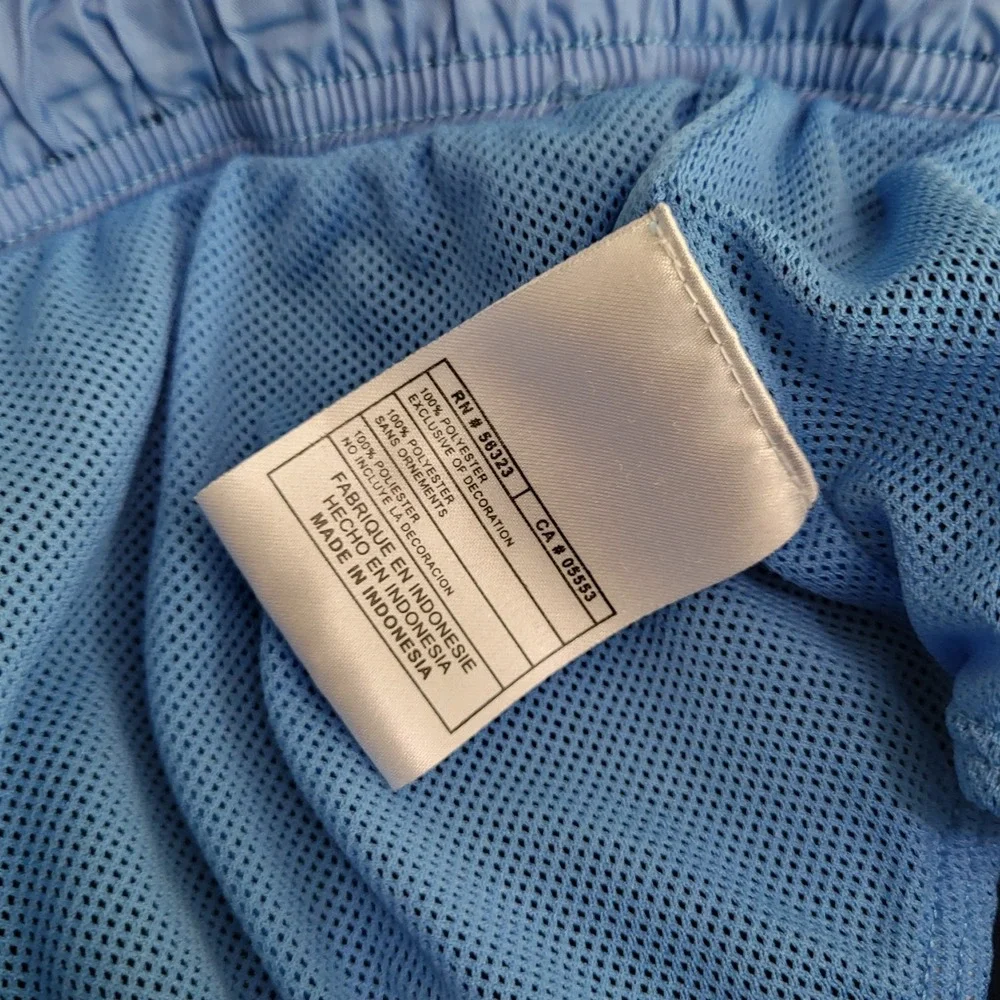 Nike Mesh Lined‎ Swim Trunks Board Shorts Men's L Multiple Pockets Navy Blue
